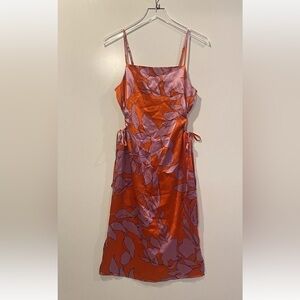 NWT‎ Christian Lacroix Floral Tropical Print Dress Womens Medium